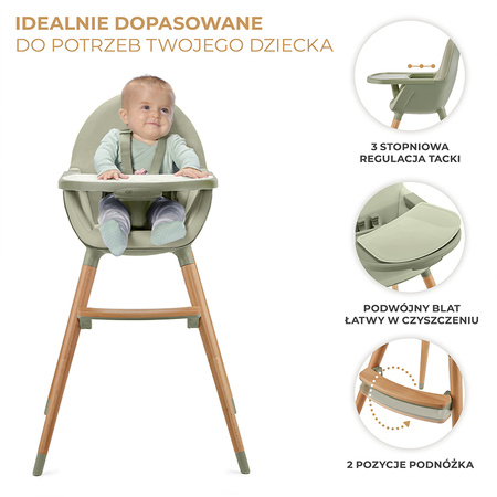 Kinderkraft Fini 2 krzesełko do karmienia 2w1