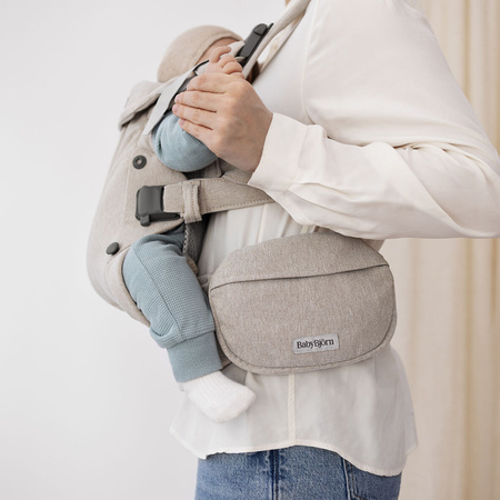 BabyBjorn Saszetka do nosidełka Woven Melange Jasny Beż