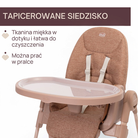 Chicco Polly Armonia Terracotta Krzesełko do karmienia