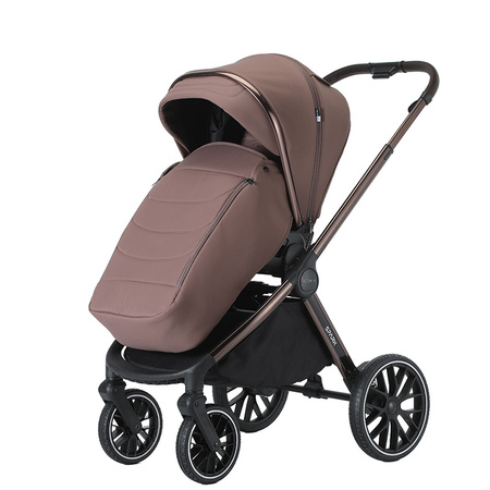 Adamex Spark Chocolate Truffle wózek 2w1 głęboko-spacerowy