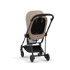 Cybex Mios Matt Black Cozy Beige wózek spacerowy
