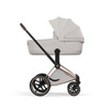 Cybex Priam 5.0 Rosegold City Grey zestaw 3w1 z fotelikiem Cloud T i-Size