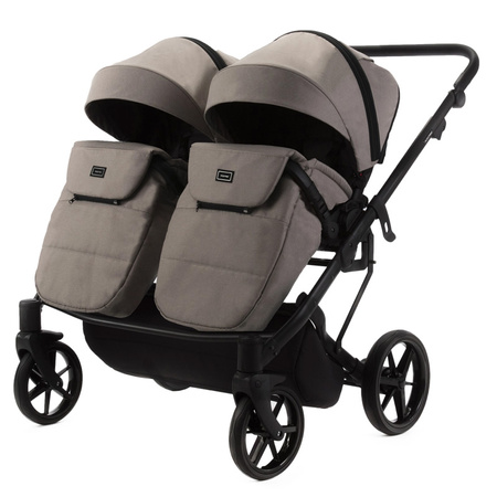 Adamex Leo Standard Beige wózek bliźniczy 2w1