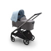 Bugaboo Dragonfly wózek 2w1 głęboko-spacerowy rama Graphite/Grey Melange-Skyline Blue
