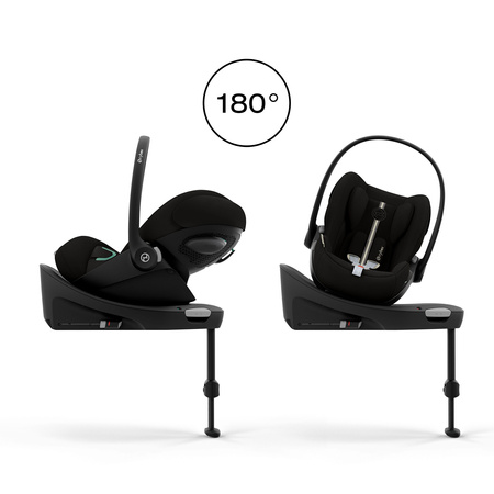 Cybex Cloud G3 Moon Black fotelik z bazą G3 zestaw 0-13 kg
