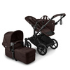 Bugaboo Donkey6 Komplet Mono Black/Cocoa Brown wózek 2w1 głęboko-spacerowy 