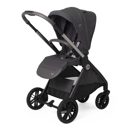 Chicco Bellagio 2 Black Satin wózek 2w1 głęboko-spacerowy z gondolą Gran Comfort