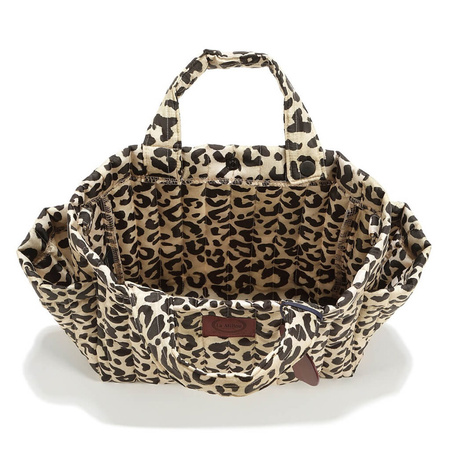 La Millou Organizer Ortalionowy do wózka Leopard Cream