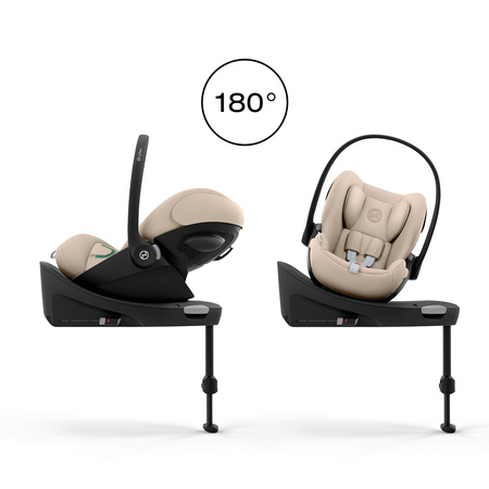 Cybex Cloud G3 Almond Beige fotelik z bazą G3 zestaw 0-13 kg
