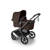 Bugaboo Fox 5 Renew Komplet Black/Cocoa Brown wózek 2w1 głęboko-spacerowy