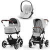 Cybex Talos S Lux Lava Grey wózek 3w1 z fotelikiem Cybex Cloud T i-Size PLUS