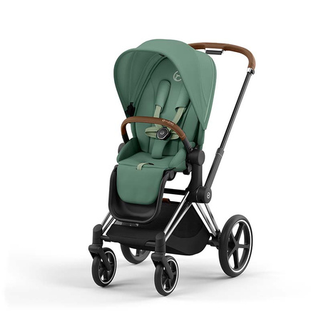 Cybex Priam 4.0 Chrome Brown Leaf Green wózek spacerowy