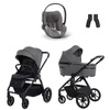Espiro Yoga Grey Zen Voice of Nature wózek 3w1 z fotelikiem Cybex Cloud T i-Size Plus