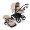 Bugaboo Cub Komplet Black/Desert Taupe wózek 2w1 głęboko-spacerowy