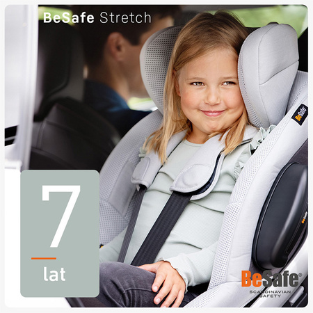 BeSafe Stretch Antracyt Mesh fotelik samochodowy 61 - 125 cm do 36 kg