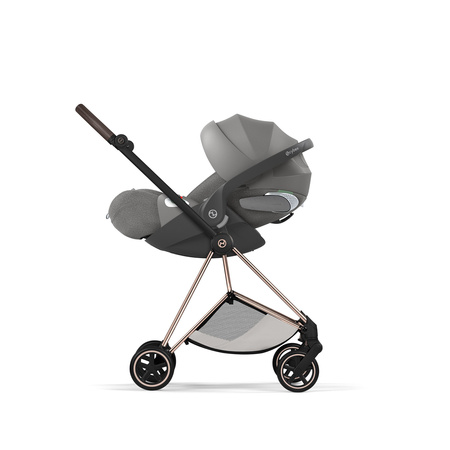 Cybex Mios 4.0 Style Rosegold City Grey zestaw 3w1 z fotelikiem Cloud T i-Size