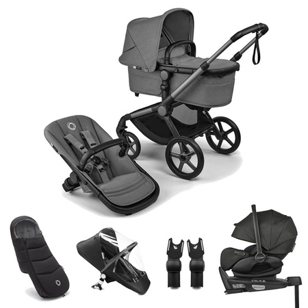Bugaboo Fox 5 Renew Graphite/Moon Grey zestaw 5w1