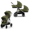 Cybex Gazelle S Moss Green zestaw bliźniaczy 2w1