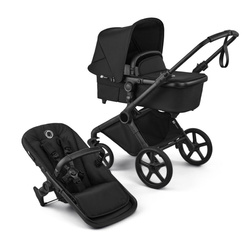 Bugaboo Cub Komplet Black/Heritage Black wózek 2w1 głęboko-spacerowy