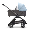 Bugaboo Dragonfly wózek 2w1 głęboko-spacerowy rama Graphite/Grey Melange-Skyline Blue