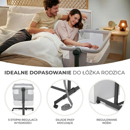 Kinderkraft Łóżeczko dostawne 2w1 Neste UP 2