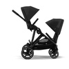 Cybex Gazelle S Moon Black zestaw spacerowy z dodatkowym siedziskiem