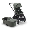 Bugaboo Dragonfly Komplet Black/Forest Green wózek 2w1 głęboko-spacerowy