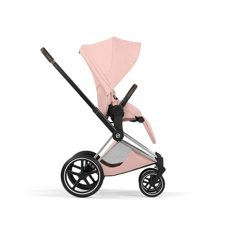 Cybex Priam 5.0 Chrome Brown Peach Pink wózek 2w1 głęboko-spacerowy