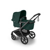 Bugaboo Fox 5 Renew Komplet Black/Fern Green wózek 2w1 głęboko-spacerowy