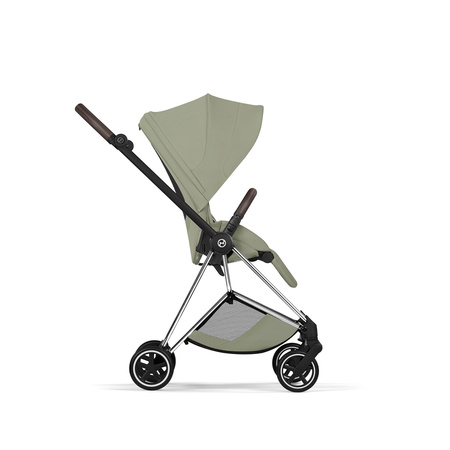 Cybex Mios 4.0 Style Chrome Brown Sage Green zestaw 3w1 z fotelikiem Cloud T i-Size
