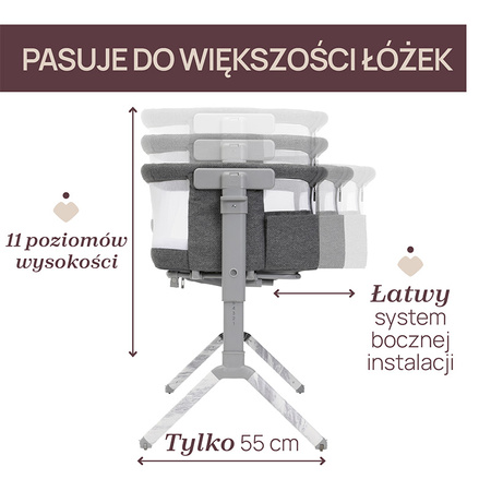 Chicco Next2Me Armonia Carrara łóżeczko dostawne 2w1