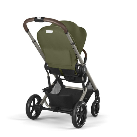 Cybex Balios S Lux 2.0 Moss Green zestaw 4w1 z fotelikiem Cloud G Plus i Bazą G