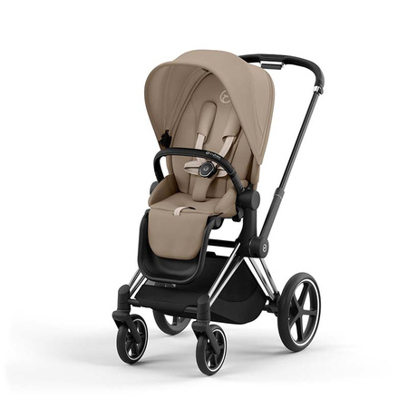 Cybex Priam 4.0 Chrome Black Cozy Beige wózek spacerowy