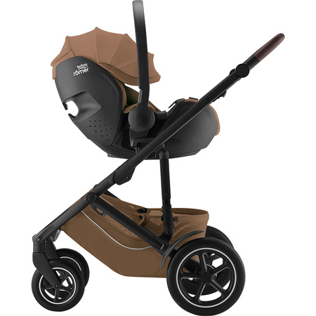 Britax Romer Smile 5Z Lux Warm Caramel zestaw 4w1 z fotelikiem Baby-Safe Pro Warm Caramel i bazą Vario 5Z
