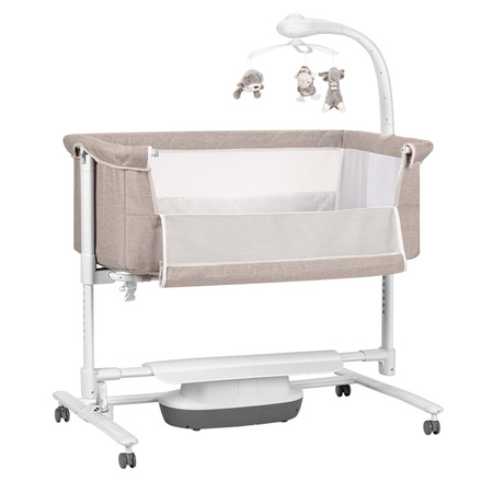 Carrello Łóżeczko dostawne Bloom Cream Beige