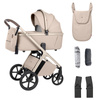Carrello Vector CRL-6553 Seashell Beige wózek 2w1 głęboko-spacerowy