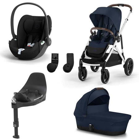 Cybex Gazelle S 4w1 Ocean Blue z fotelikiem Cloud T i-Size i bazą T