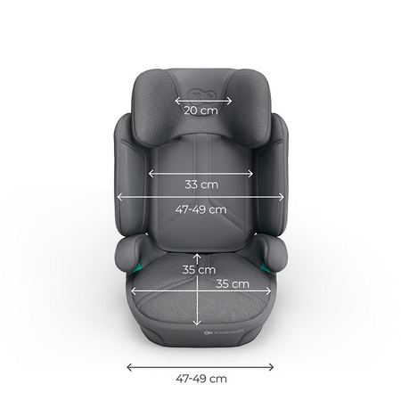 Kinderkraft XPAND 2 Pro i-Size Szary fotelik samochodowy 101-150 cm