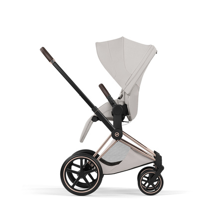 Cybex Priam 5.0 Rosegold City Grey zestaw 3w1 z fotelikiem Cloud T i-Size