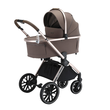 Adamex Spark Champagne Fango wózek 2w1 głęboko-spacerowy