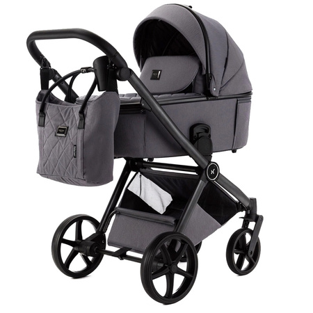 Adamex Alfa Natura Stone wózek 2w1 głęboko-spacerowy