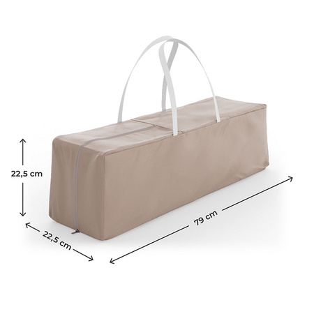 Kinderkraft LEODY UP łóżeczko turystyczne 2w1 Beige