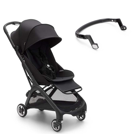 Bugaboo Butterfly zestaw z pałąkiem Midnight Black wózek spacerowy