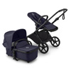 Bugaboo Cub Komplet Black/Deep Indigo wózek 2w1 głęboko-spacerowy