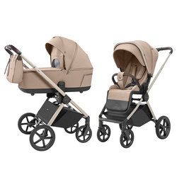 Carrello Ultra CRL-6527 Floral Beige wózek głęboko-spacerowy 2w1