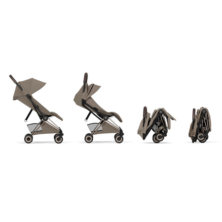 Cybex Coya 2 Style Champagne Gold Coconut Brown wózek spacerowy