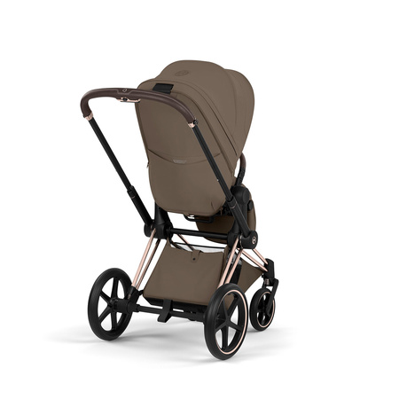 Cybex Priam 5.0 Rosegold Coconut Brown zestaw 3w1 z fotelikiem Cloud T i-Size