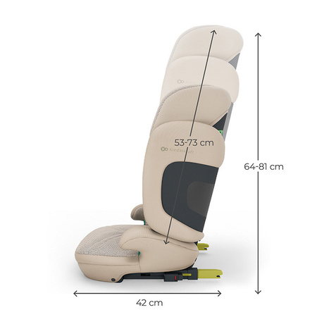 Kinderkraft XPAND 2 Pro i-Size Beżowy fotelik samochodowy 101-150 cm