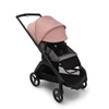 Bugaboo Dragonfly wózek spacerowy rama Black/Grey Melange-Morning Pink