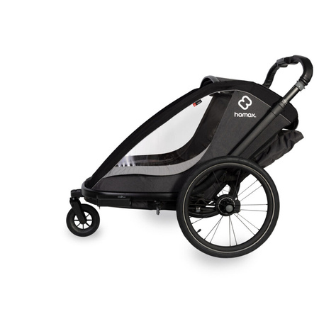 Hamax Cocoon One przyczepka rowerowa z zestawem do biegania